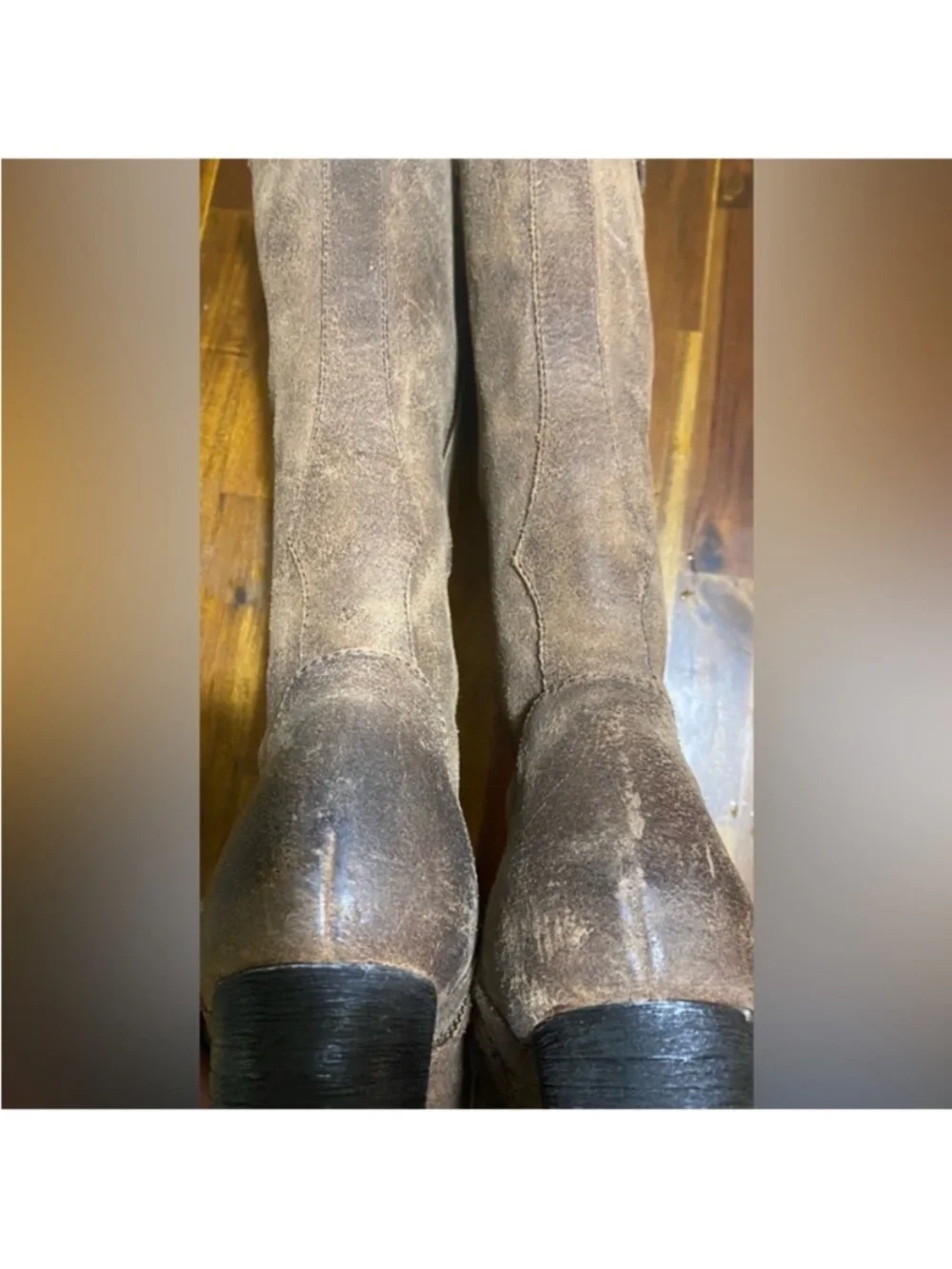 NWT Brown Born genuine beautiful Leather Knee-High Boots.